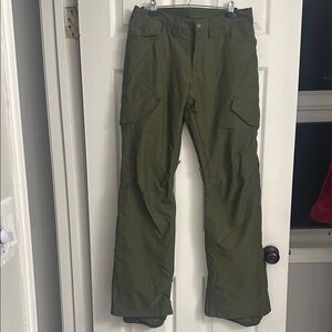 Burton Women's Dark Green Cargo Pants (dryride)